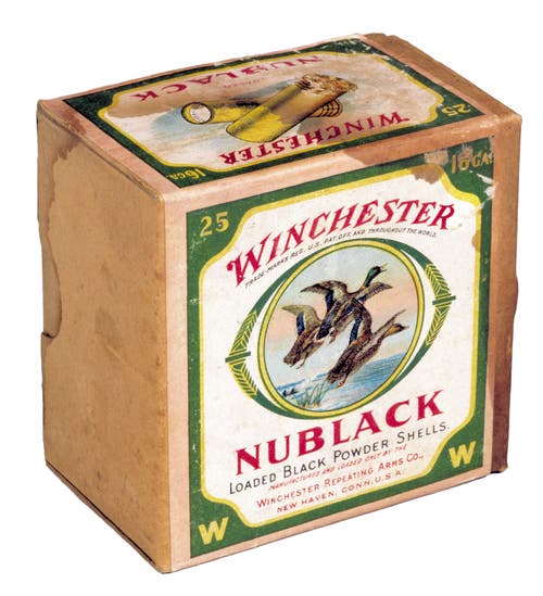 Nublack loaded black powder shotshells