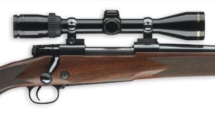 Scope mounted on Model 70 Rifle