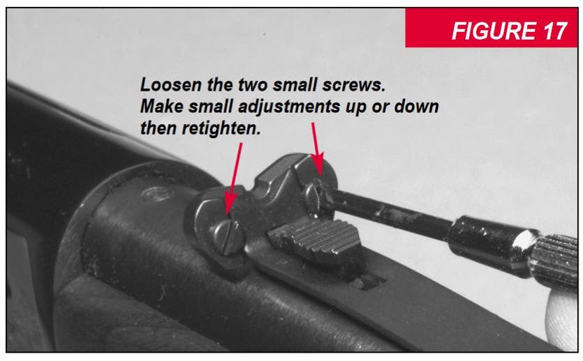 9422 and 9417 Loosening screws Figure 17