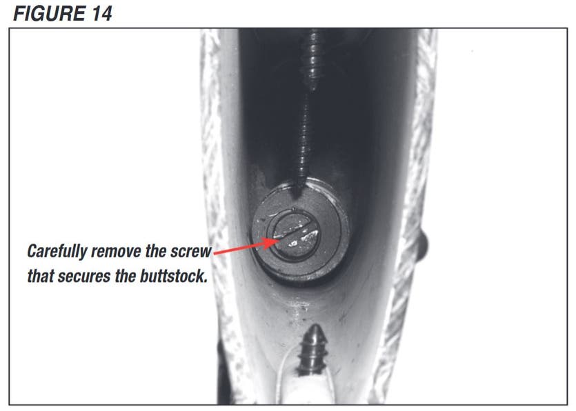 SX-AR Buttstock screw Figure 14