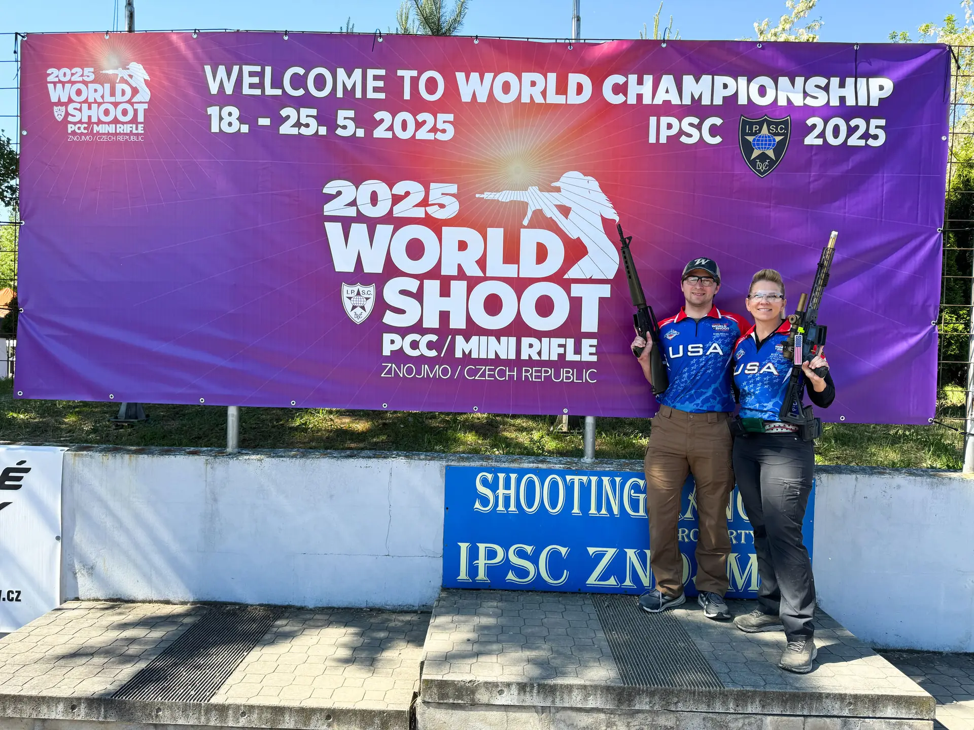 Yackley Family at world shoot