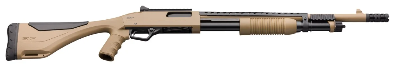 Winchester SXP Ext Defender FDE 12ga 18 in. – Proven Pump Shotgun 7 Winchester SXP Extreme Defender FDE, detail view