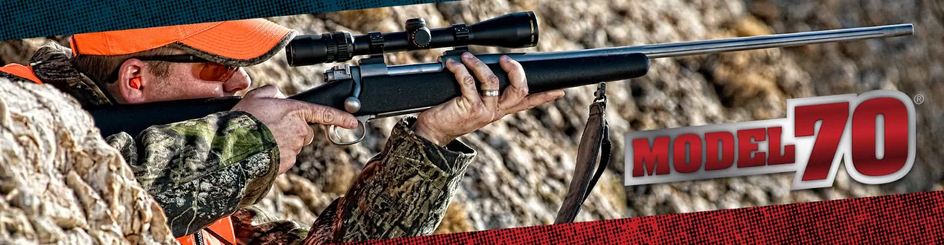 Winchester Model 70 Featherweight bolt-action hunting rifles