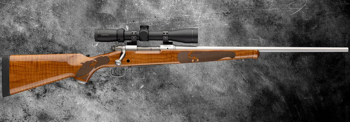 Model 70 Featherweight Stainless Dark Maple