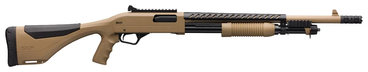 Winchester SXP Ext Defender FDE 12ga 18 in. – Proven Pump Shotgun