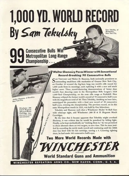 Winchester 1,000 Yard World Record