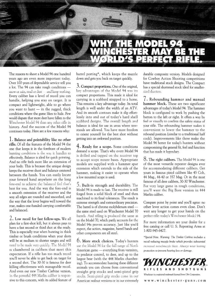 Model 94 Magazine Article