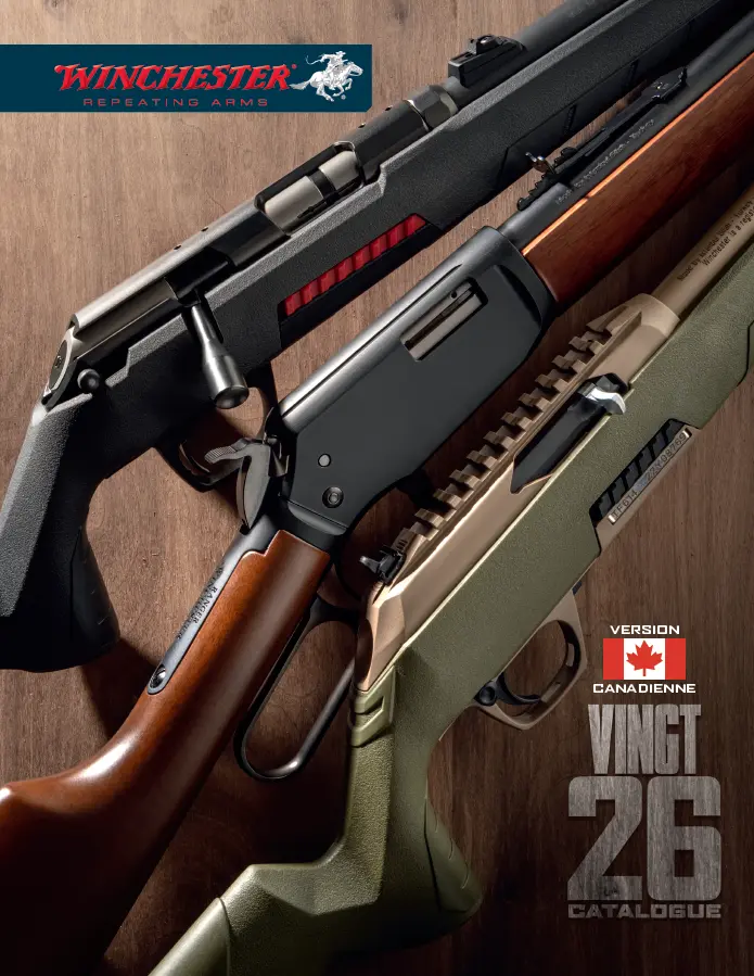 2026 Winchester Catalog Cover for viewing online page turning catalog