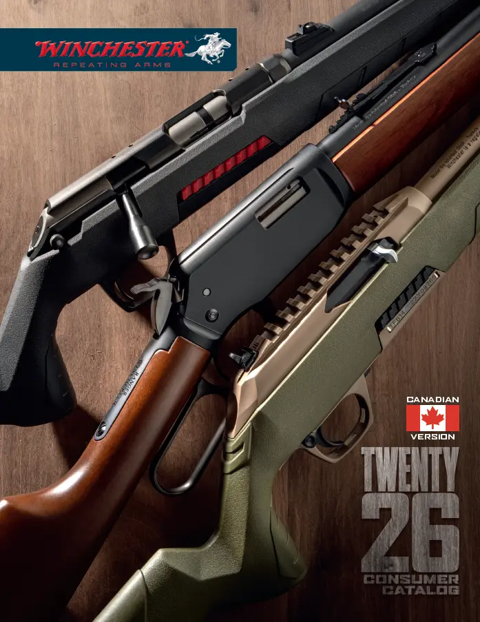 2026 Winchester Catalog Cover for viewing online page turning catalog