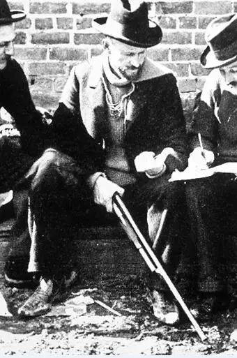 John Browning at a trap shooting event 