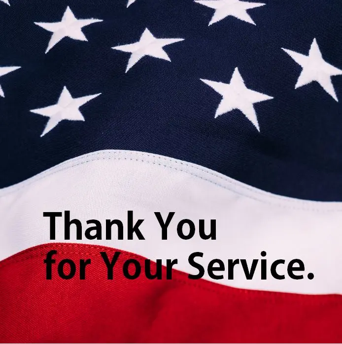 Thank you for your Service