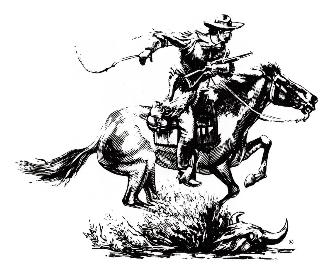 Winchester Horse and Rider Large