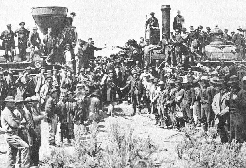 Golden Spike ceremony, Promontory, Utah