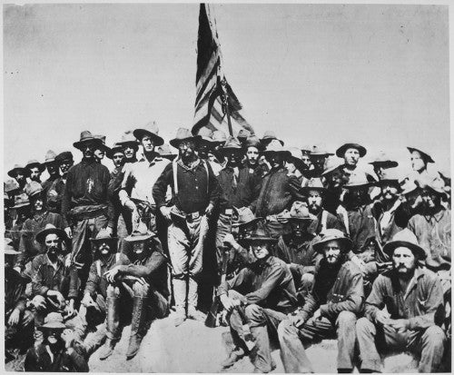 Lt. Col. Theodore Roosevelt and his “Rough Rider” volunteer unit