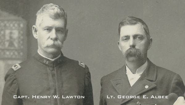 Captain Henry W. Lawton and Lt. George E Albee