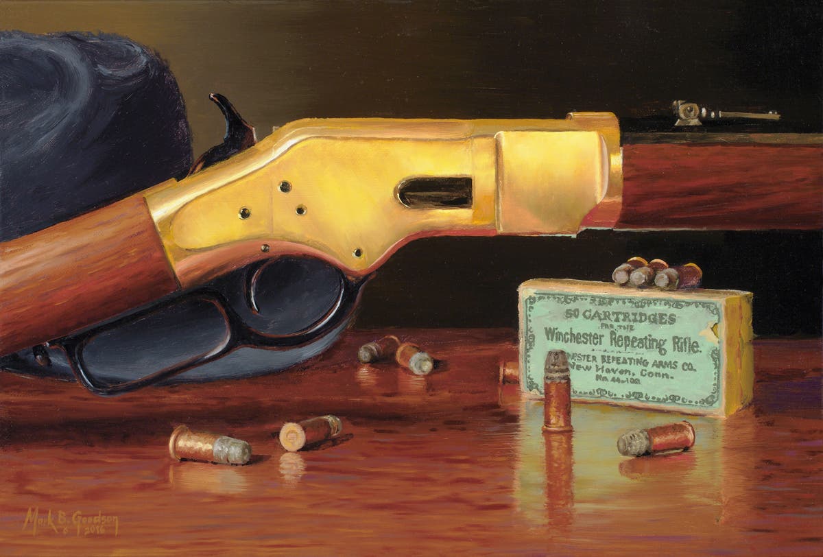 Mark Goodson Henry Repeating Rifle Painting