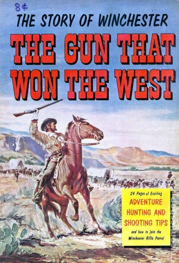 Cover of a Historical Comic Book produced by Winchester