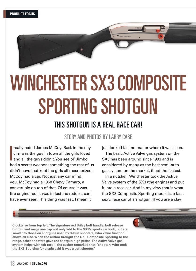 Winchester SX3 Article