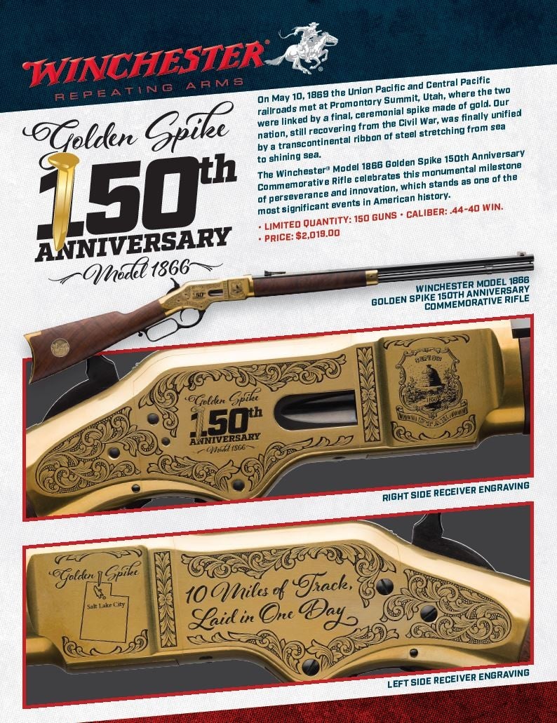 Golden Spike Model 1866 Details