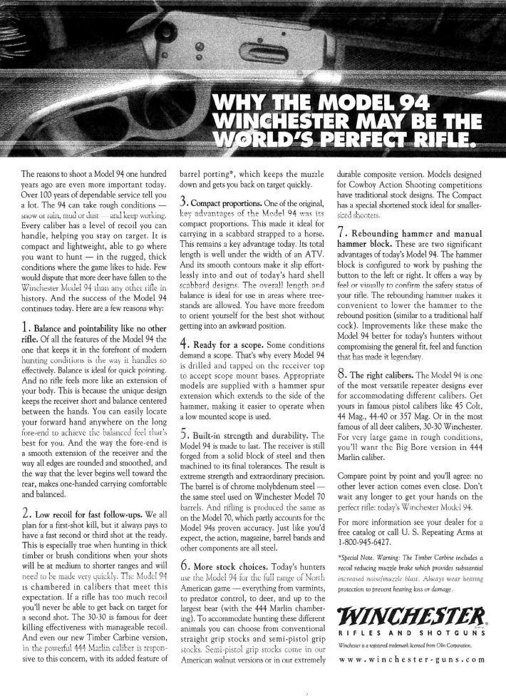 Model 94 Magazine Article