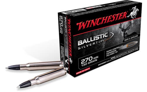 Winchester ammo box ballistic silvertip