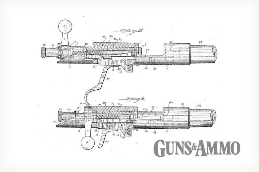 Model 70 Extreme Weather SS Rifle Guns & Ammo Magazine Article Model 52 Patent Blueprint