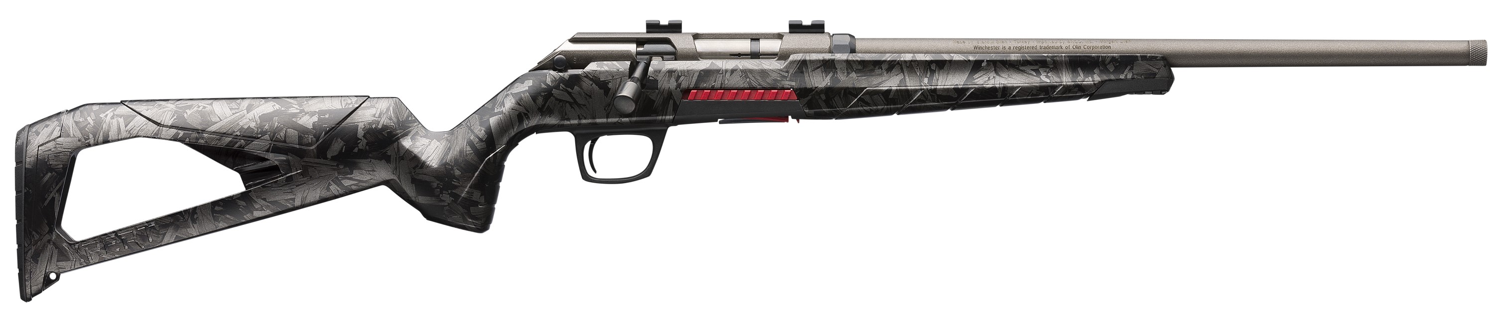 Xpert Forged Carbon Gray Suppressor Ready Rimfire Magnum | Bolt-Action ...