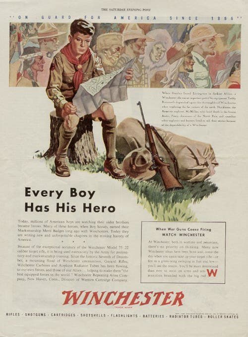 Vintage Every Boy has his Hero Ad