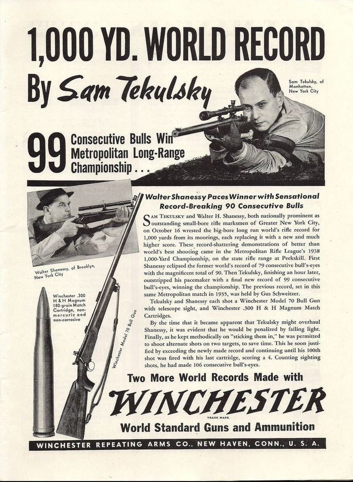 New and Vintage Winchester Advertisements