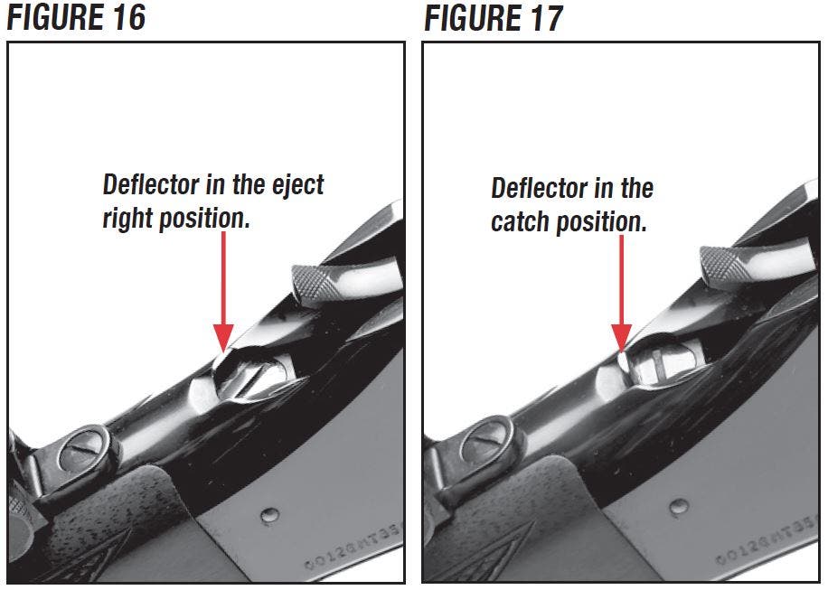 Model 1885 Rifle Case Deflector Figure 16 and 17