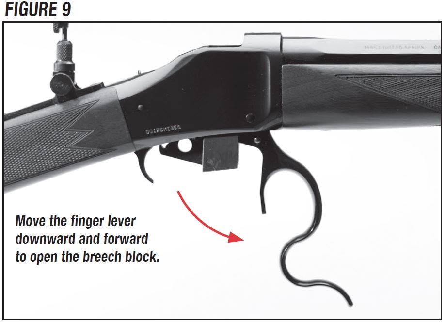 Model 1885 Rifle Finger Lever Forward Figure 9