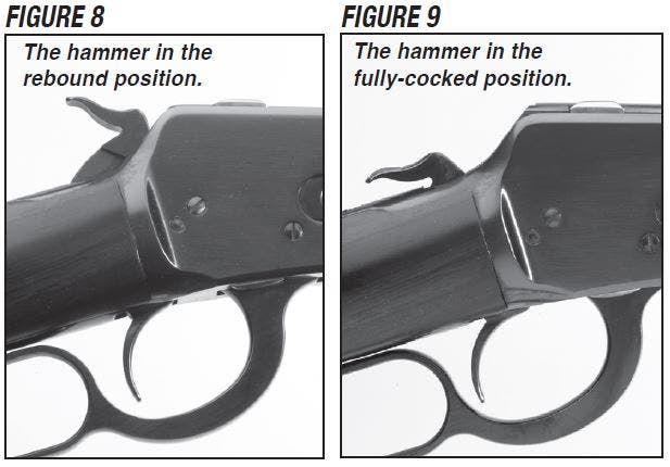 Model 1892 Rifle Hammer Positions Figure 8 and 9