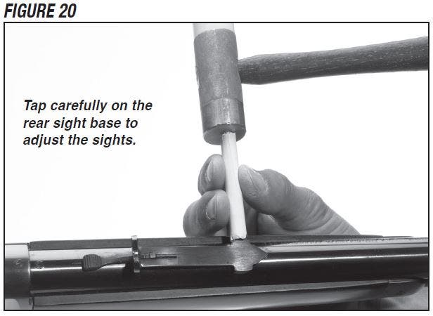 Model 1892 Rifle Sight Windage Adjustment Figure 20