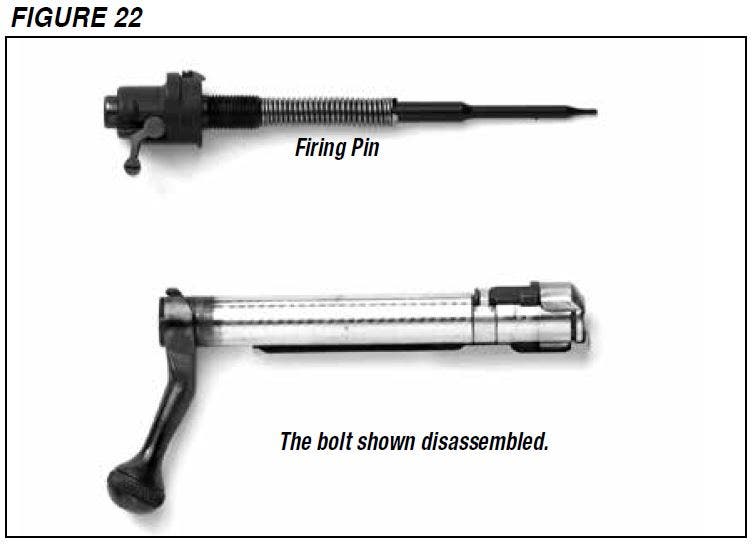 Model 70 Rifle Firing Pin and Bolt Figure 22