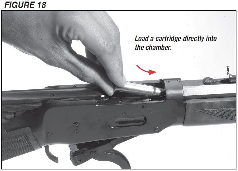 Model 94 Rifle Loading into the Chamber Figure 18