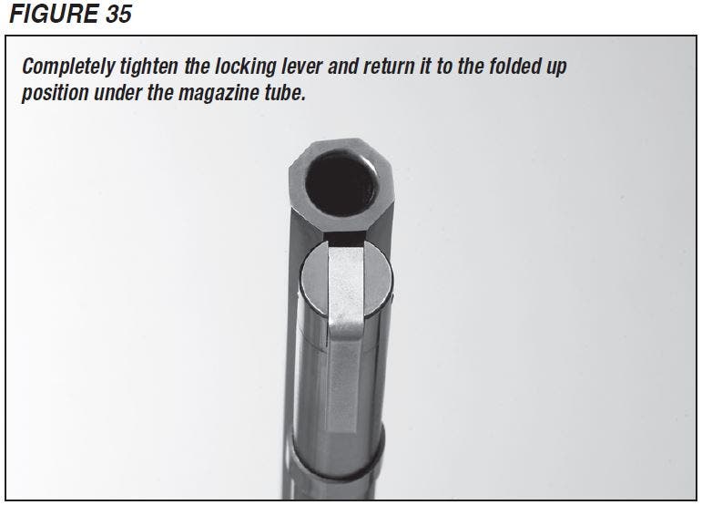 Model 94 Rifle Takedown Locking Lever Folded Figure 35
