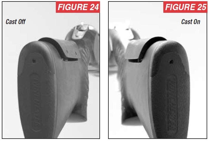 Select Shotgun Cast On and Off Figure 24 and 25