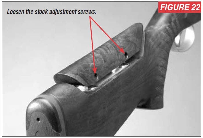 Select Shotgun Stock Adjustment Screws Figure 22