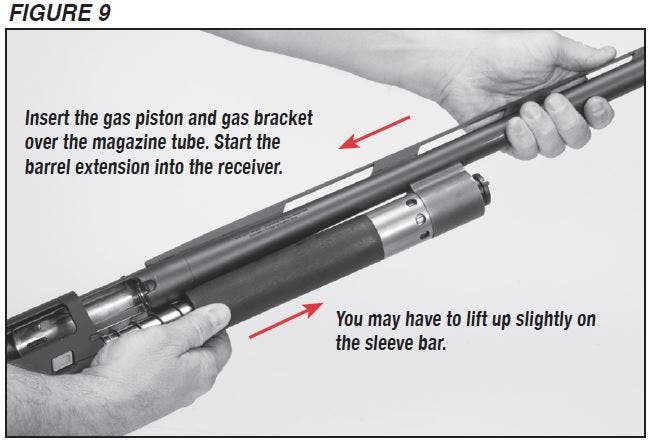 SX4 Shotgun Receiver Assembly Figure 9
