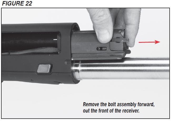 SX4 Shotgun Bolt Assembly Removal Figure 22