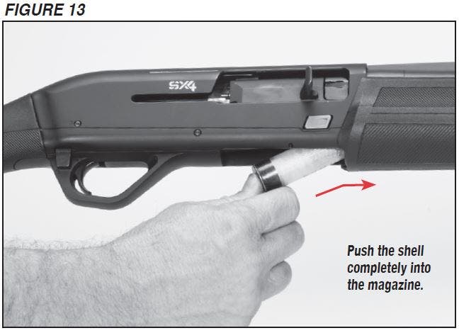 SX4 Shotgun Loading the Magazine Figure 13