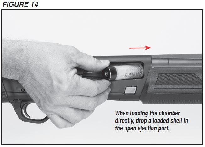 SX4 Shotgun Loading through the Chamber Figure 14