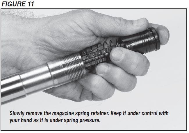 SX4 Shotgun Magazine Spring and Plug Figure 11