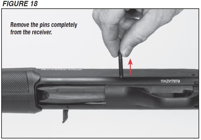 SX4 Shotgun Trigger Pin Removal Figure 18