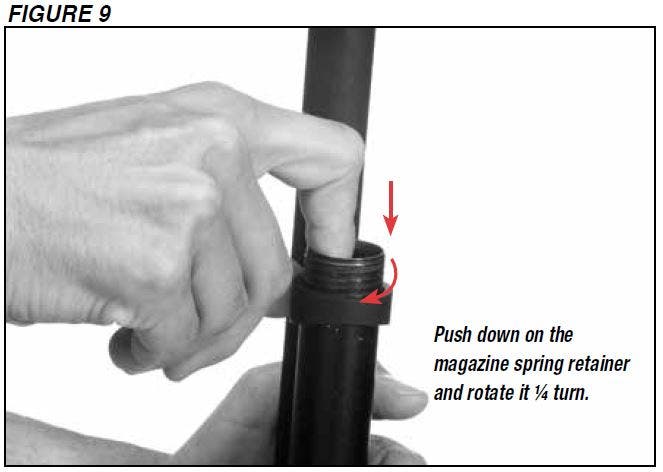 SXP Shotgun Magazine Retainer and Spring Figure 9