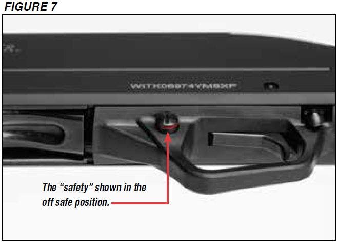 SXP Shotgun Safety Off Figure 7
