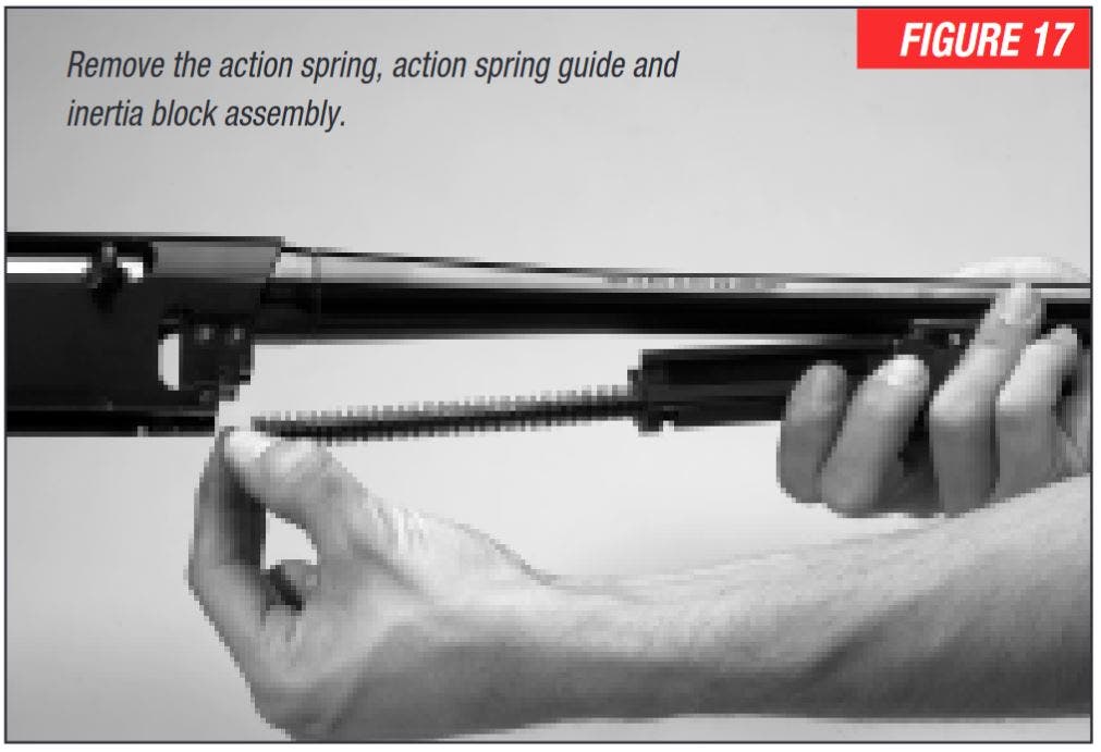 SXR Removing Action Spring and Inertia Block Figure 17