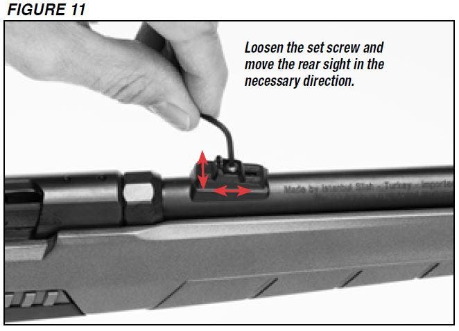 Xpert Rifle Sight Adjustment Figure 11