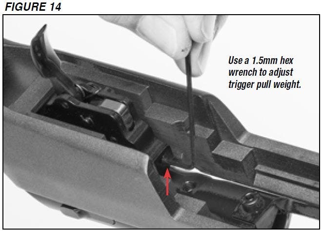 Xpert Rifle Trigger Adjustment Screw Figure 14