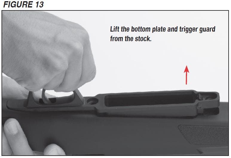 XPR Rifle Lifting the Trigger Assembly Out Figure 13